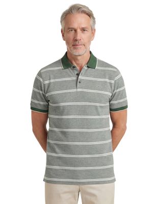 Portofino Portofino polo normale fit groen gestreept 100% katoen