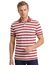 Portofino Amalfi polo korte mouw rood wit gestreept
