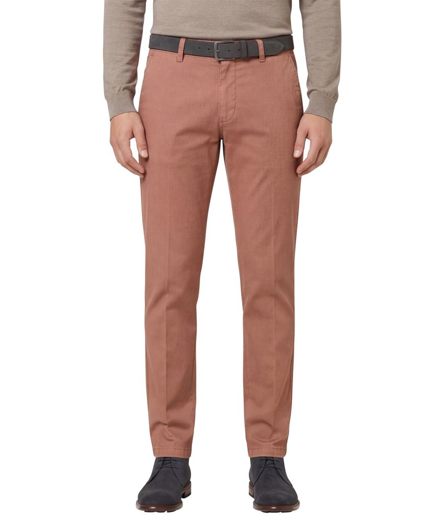 M.E.N.S. chino roze Meran U wijde fit