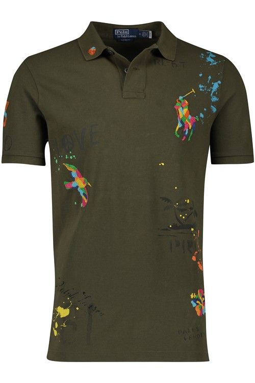 Polo Ralph Lauren poloshirt groen geprint