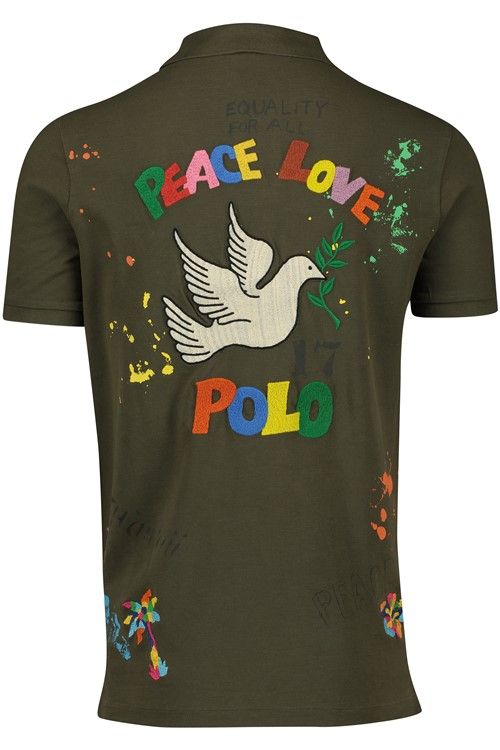 Polo Ralph Lauren poloshirt groen geprint