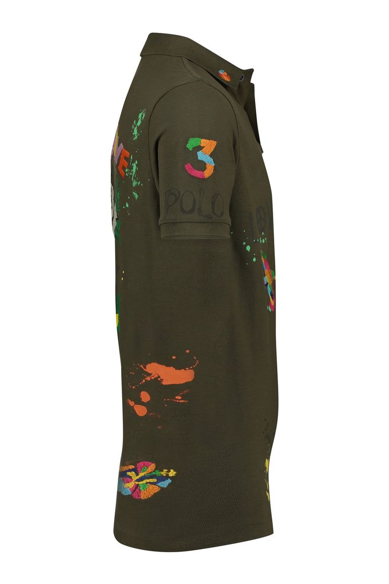 Polo Ralph Lauren poloshirt groen geprint
