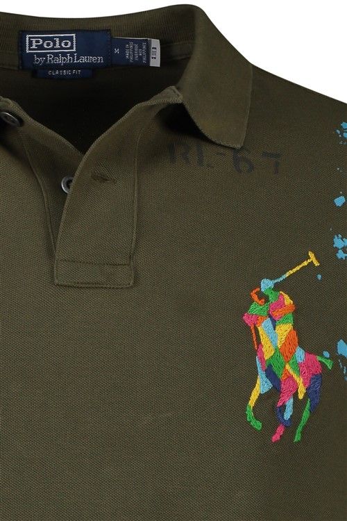 Polo Ralph Lauren poloshirt groen geprint