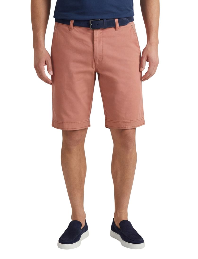 M.E.N.S. korte broek Bari oranje uni katoen