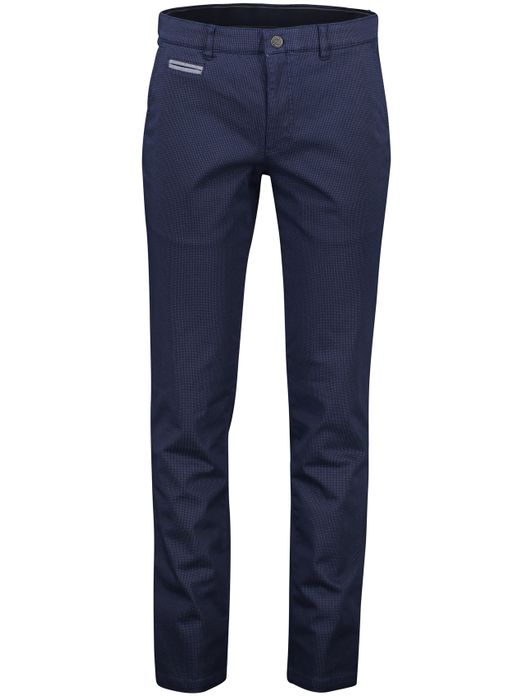 Com4 modern chino donkerblauw