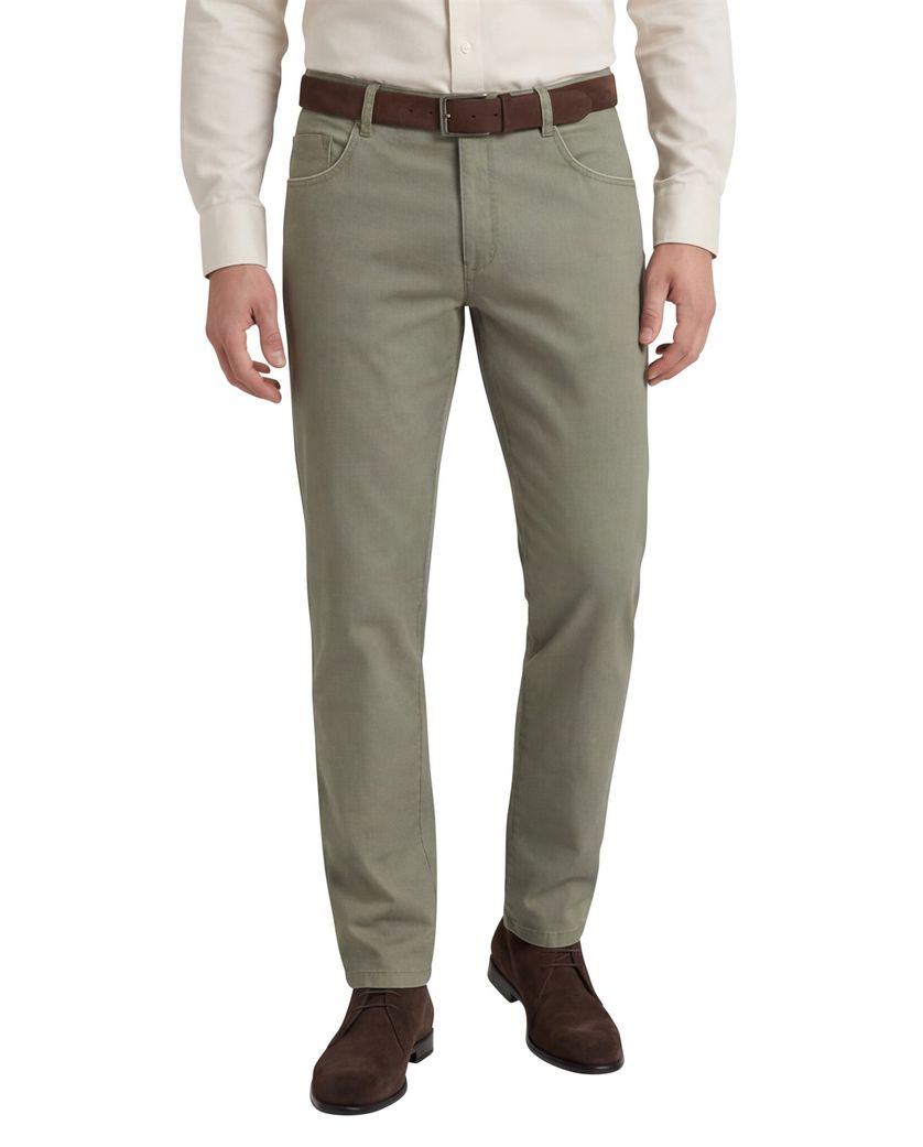 Swingfront COM4 jeans groen katoen print Big & Tall