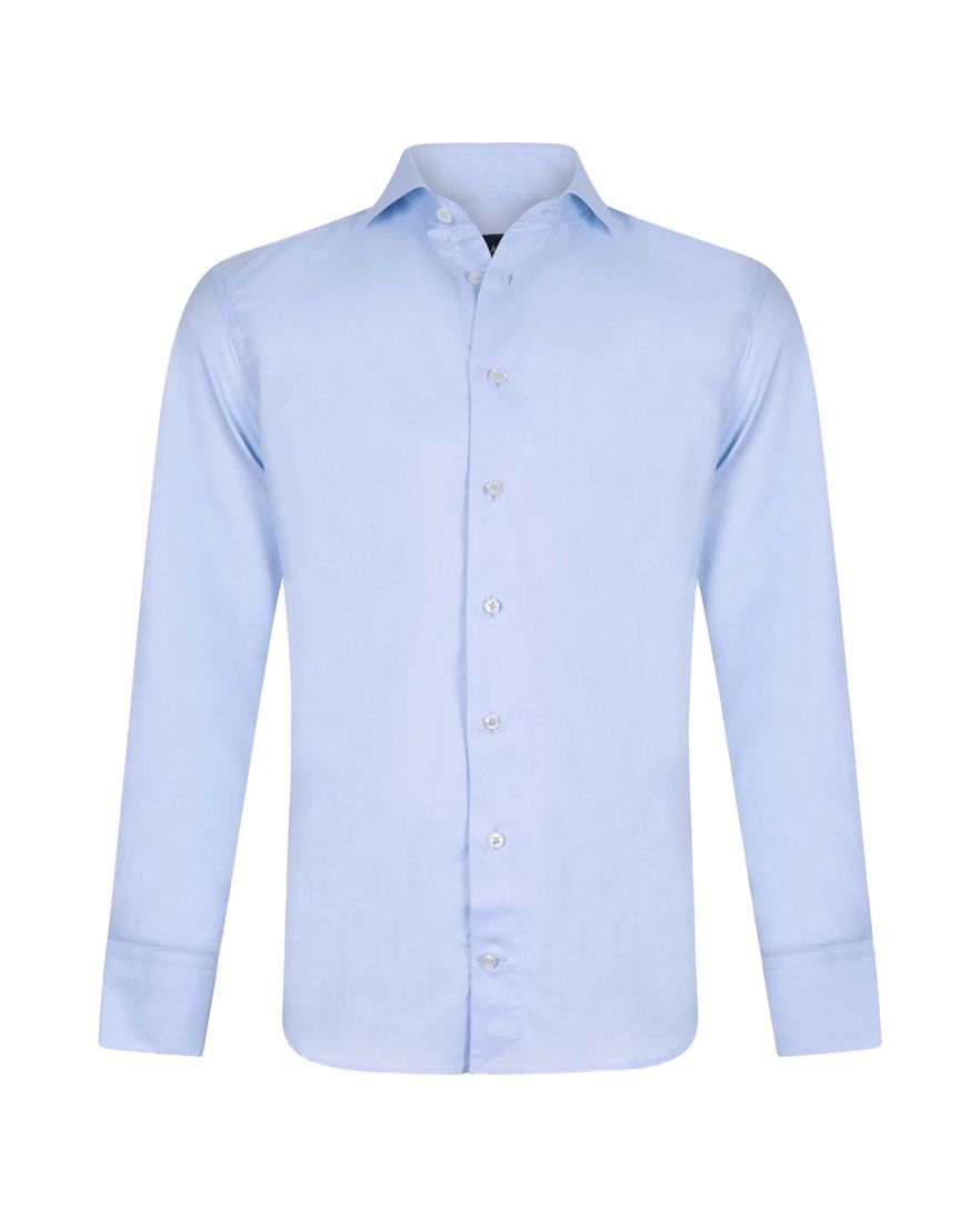 Cavallaro overhemd NOS widespread lichtblauw slim fit