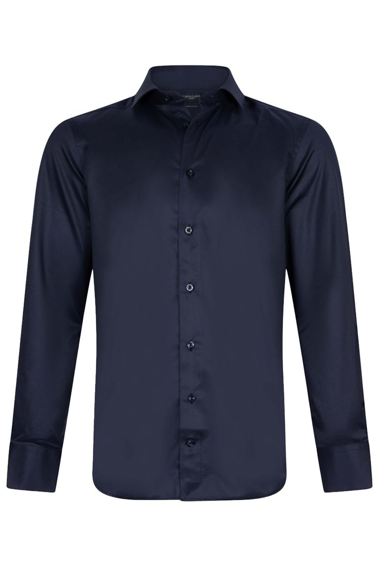 Cavallaro overhemd donkerblauw