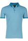 Portofino polo normale fit lichtblauw effen katoen 3 knoops