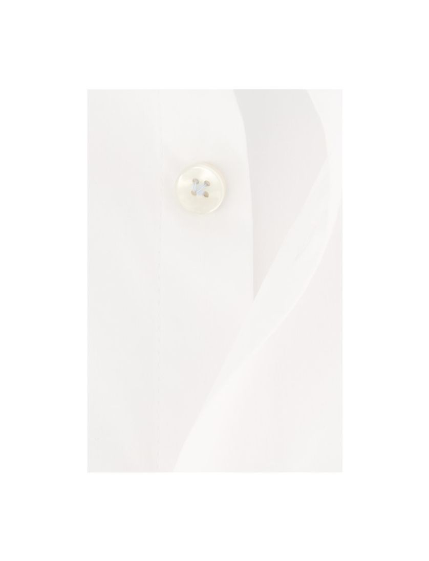 overhemd John Miller business John Miller Tailored Fit normale fit wit effen katoen