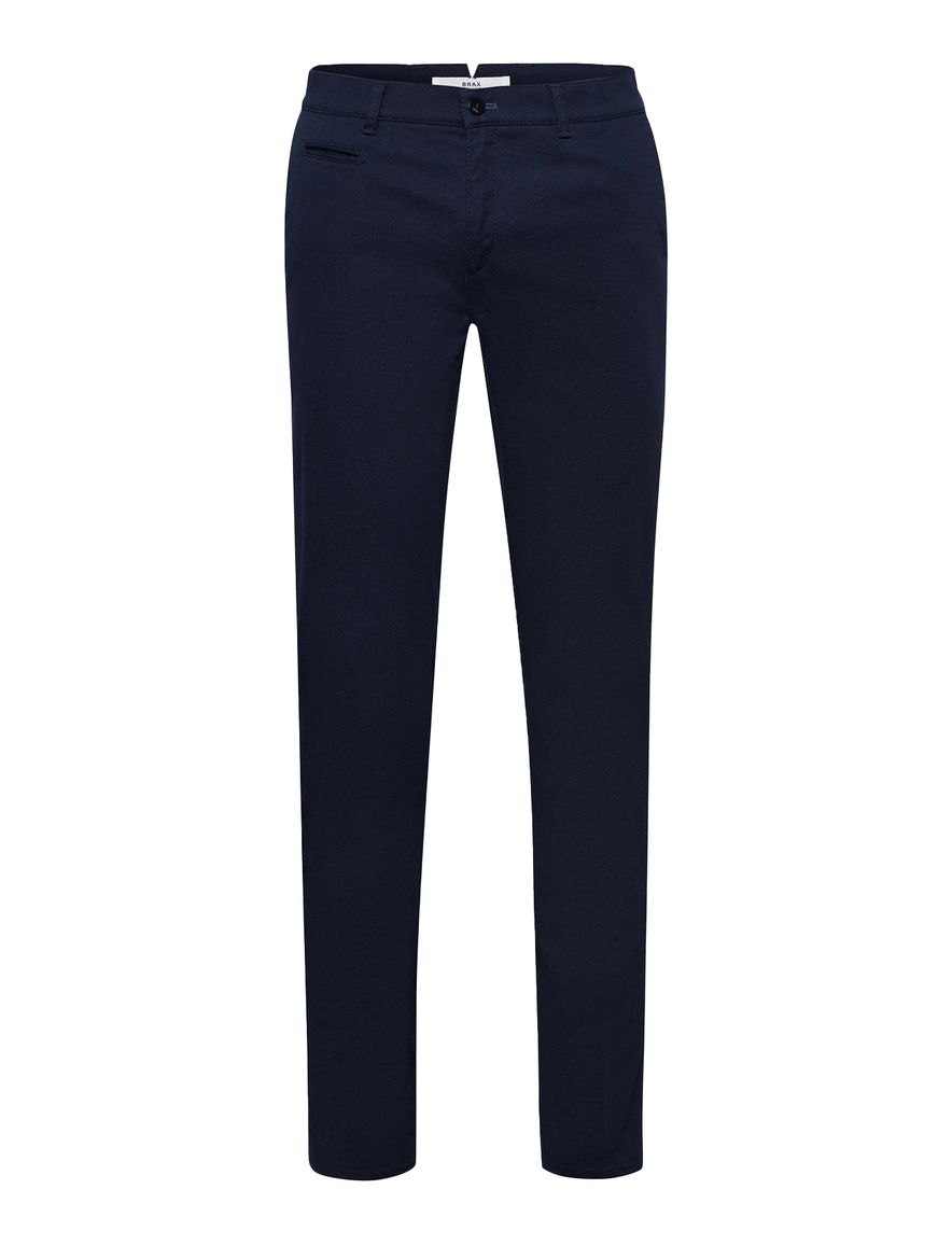 Brax broek donkerblauw effen
