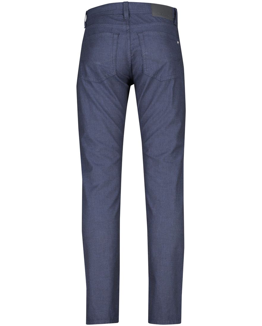 Pierre Cardin Lyon Tapered broek donkerblauw effen