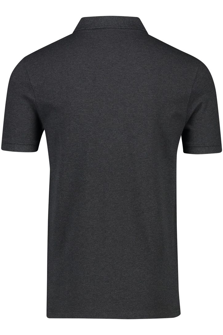 Polo Lyle & Scott slim fit grijs gemêleerd