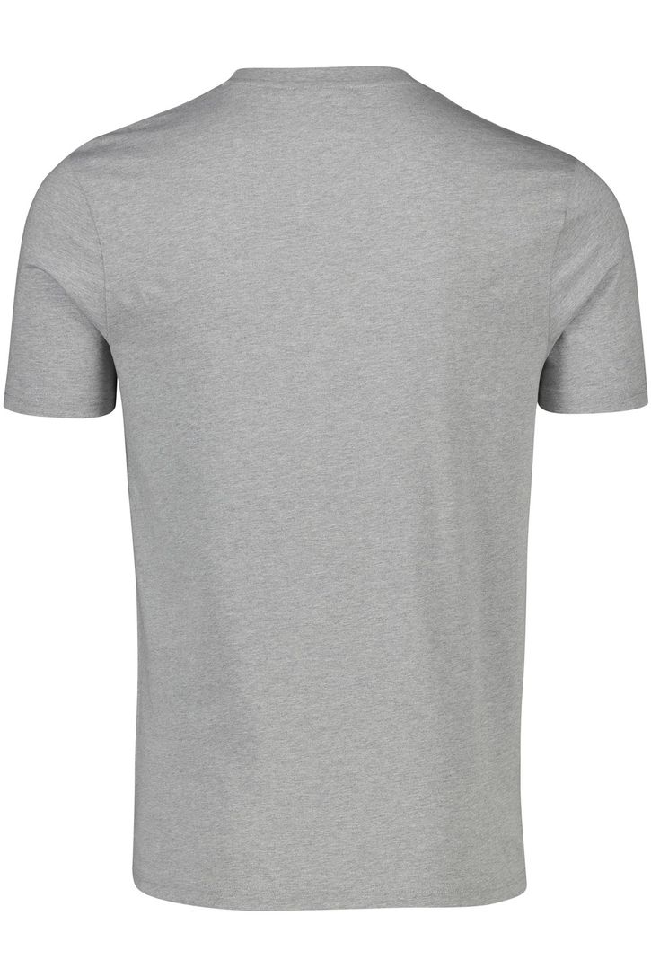 Lyle & Scott t-shirt met logo slim fit grijs ronde hals