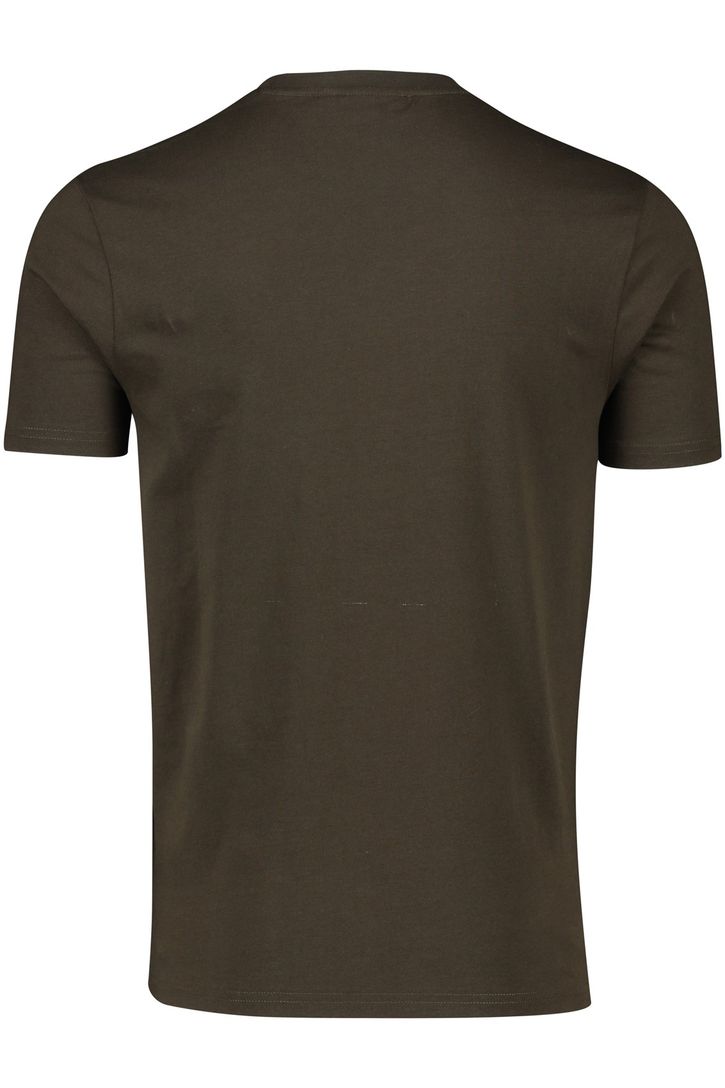 Lyle & Scott t-shirt slim fit groen ronde hals