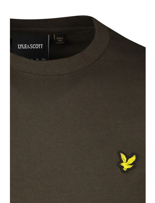 Lyle & Scott t-shirt groen ronde hals