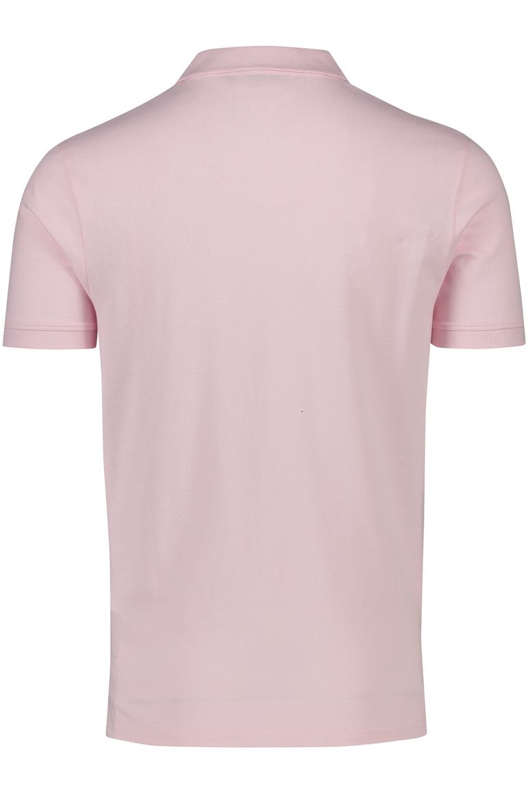 Lyle & Scott polo roze 3 knoops
