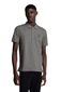 Lyle & Scott polo slim fit grijs gemêleerd katoen