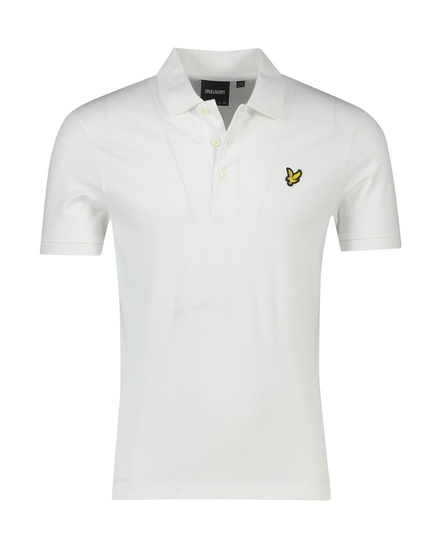Lyle & Scott poloshirt korte mouw wit