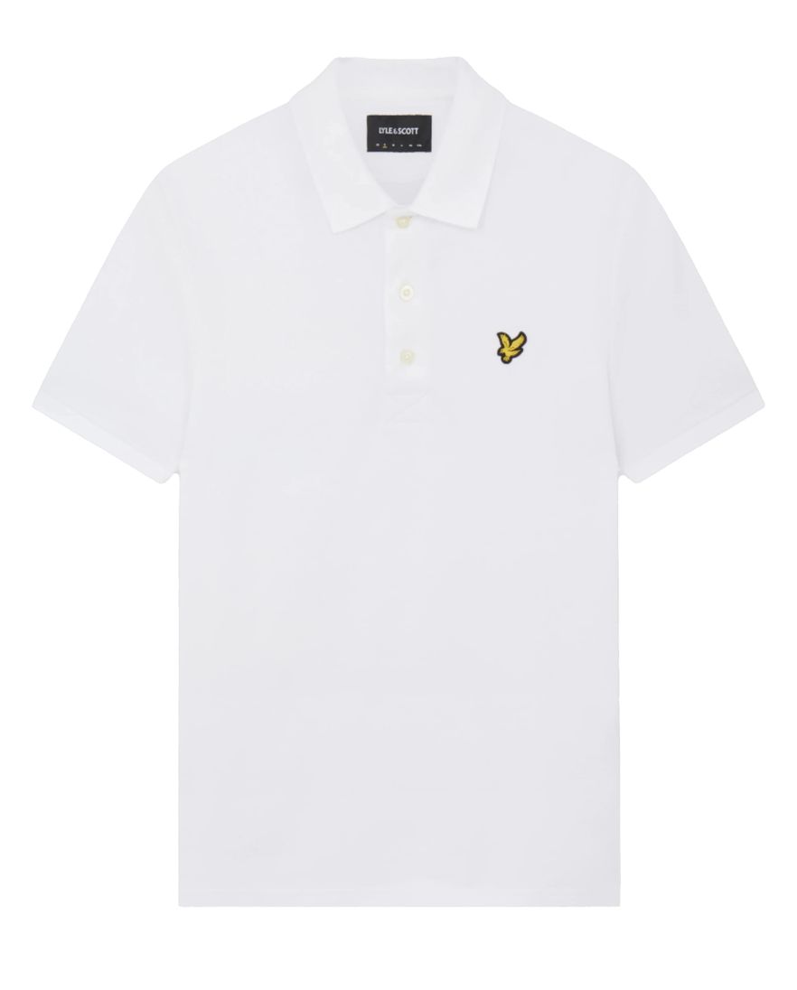Lyle & Scott poloshirt korte mouw wit