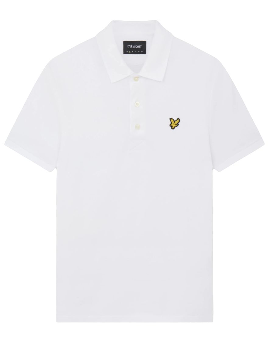 poloshirt korte mouw wit Lyle & Scott