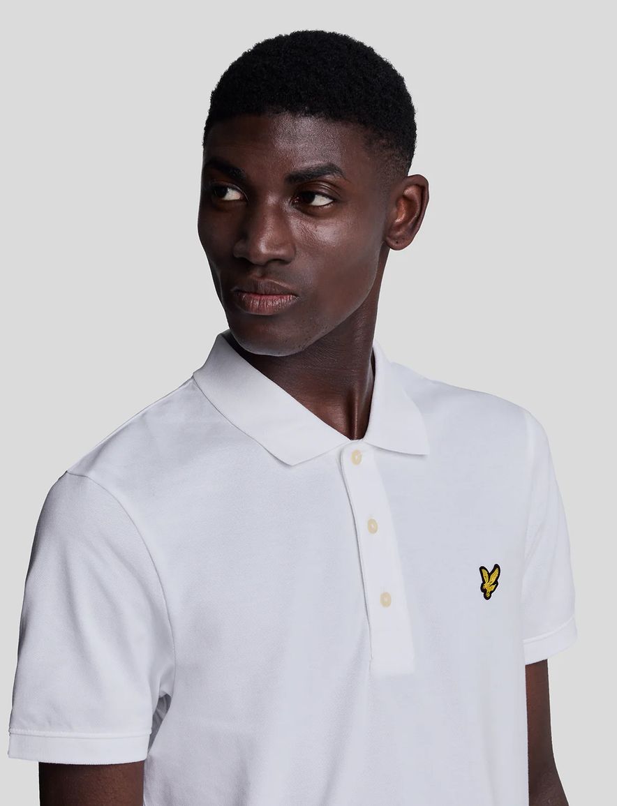 poloshirt korte mouw wit Lyle & Scott
