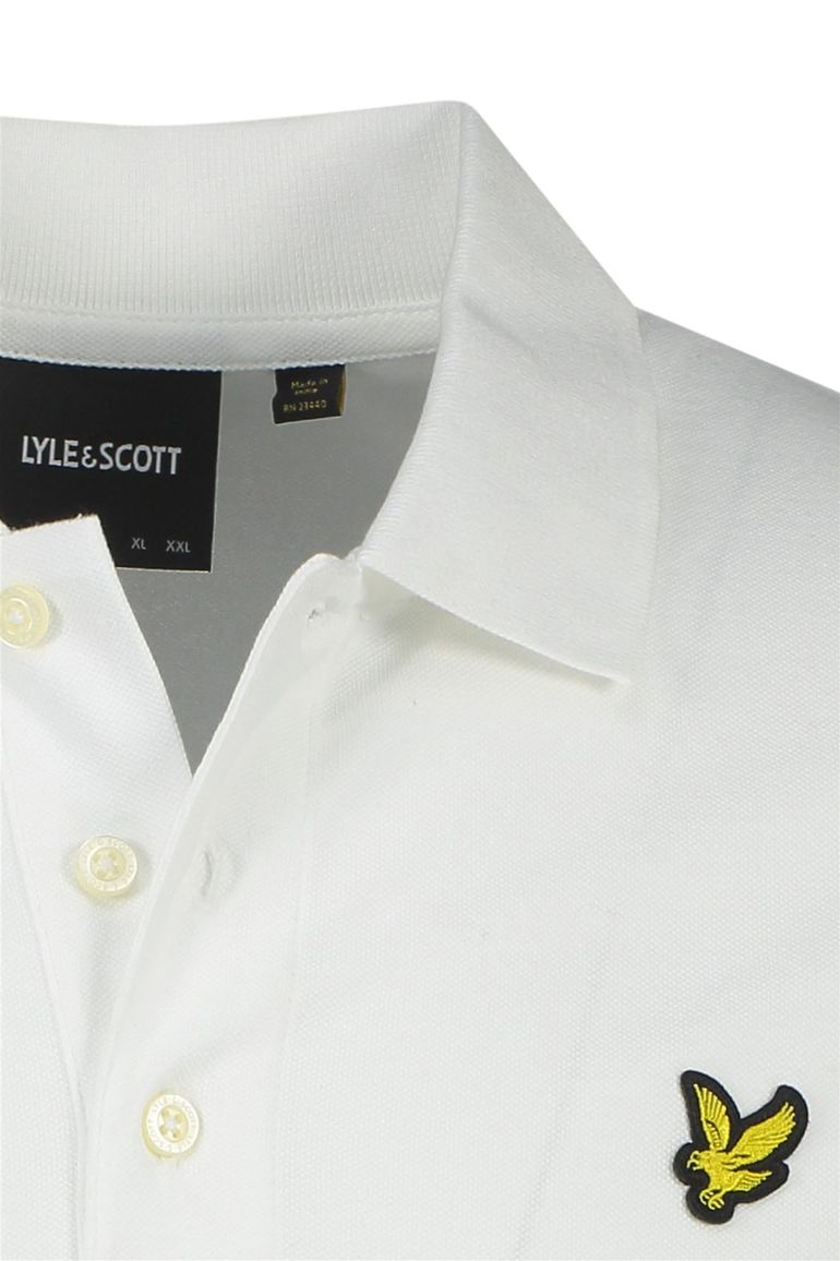 poloshirt korte mouw wit Lyle & Scott