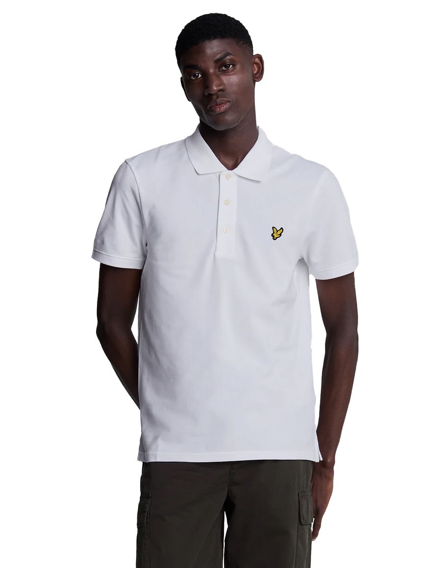 poloshirt korte mouw wit Lyle & Scott