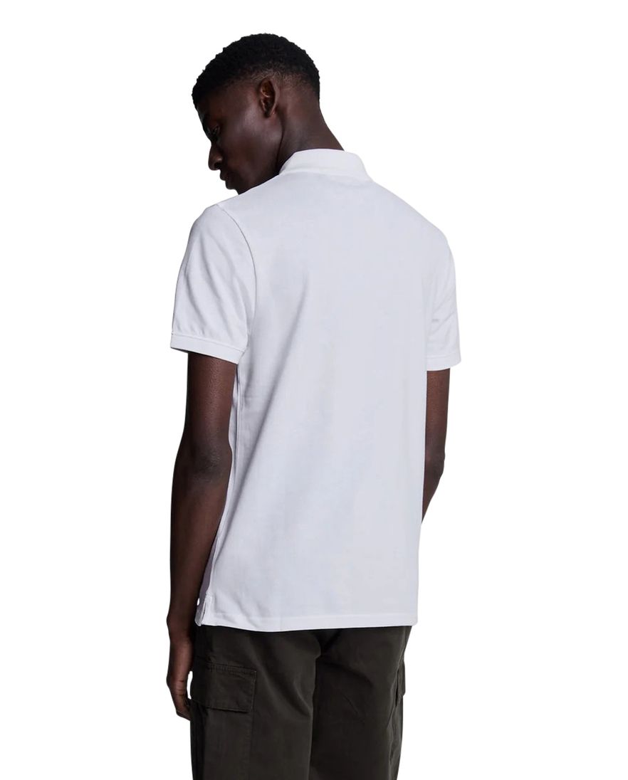 Lyle & Scott poloshirt korte mouw wit