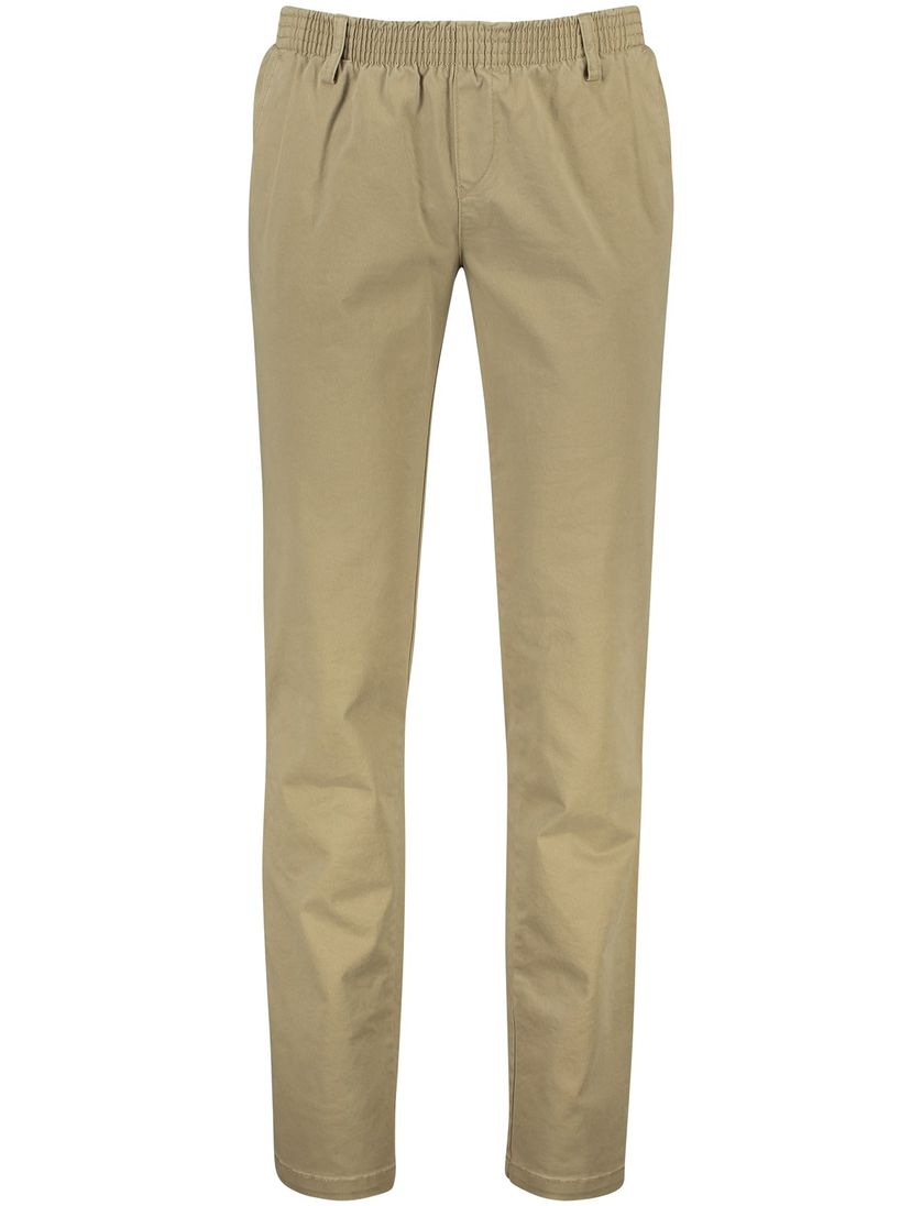 Katoenen COM4 chino beige effen