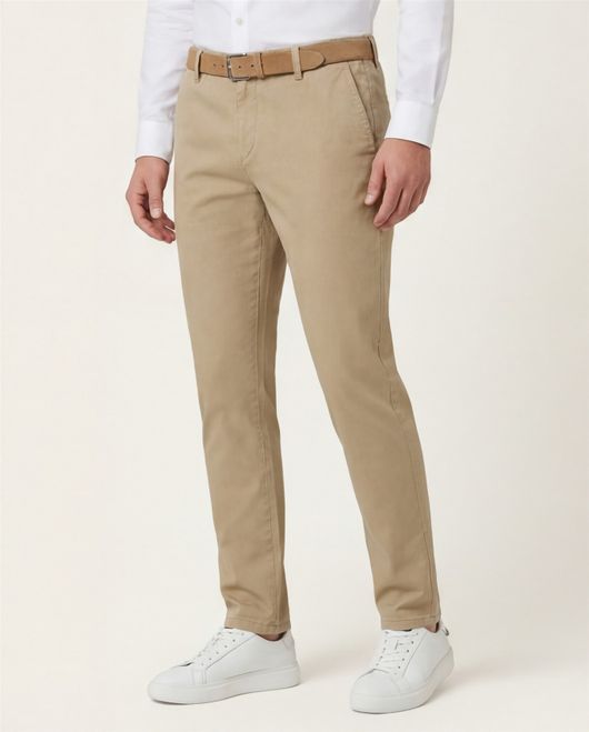 Com4 chino beige katoen