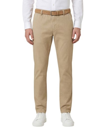 COM4 Katoenen COM4 chino beige effen