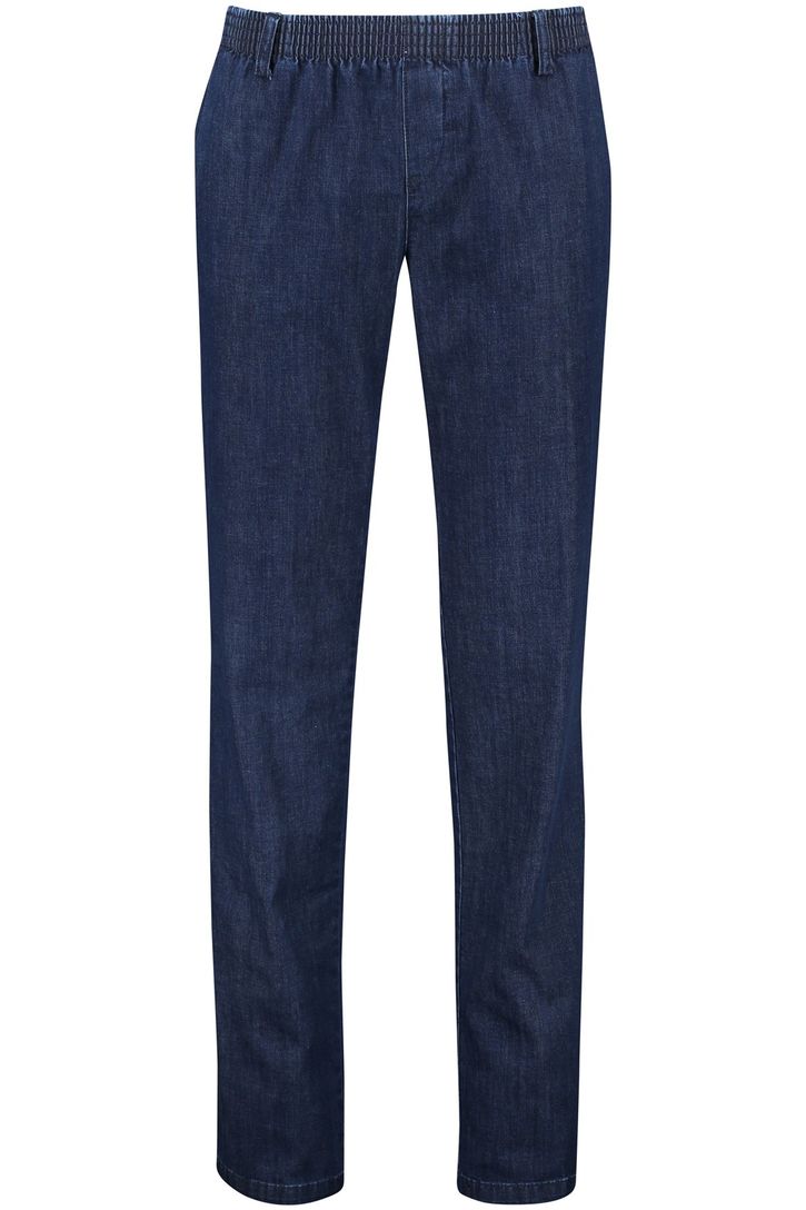 COM4 broek effen katoen denim