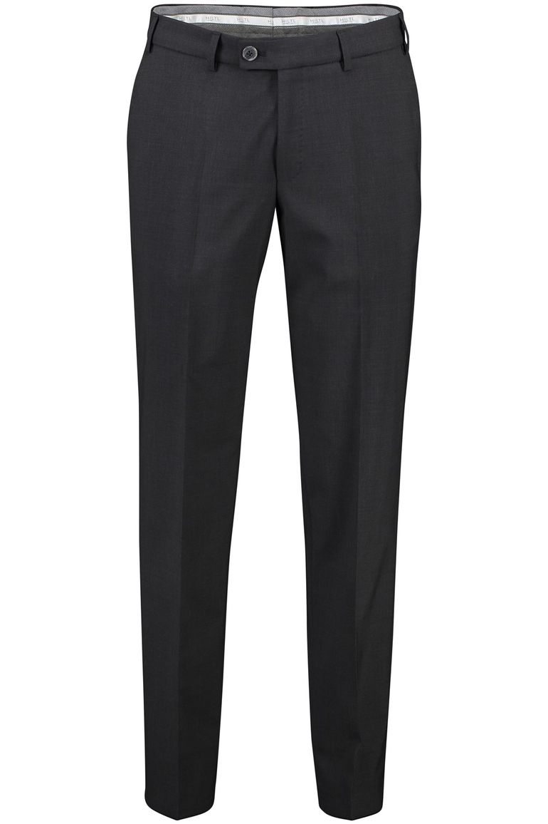Hiltl wollen pantalon grijs effen