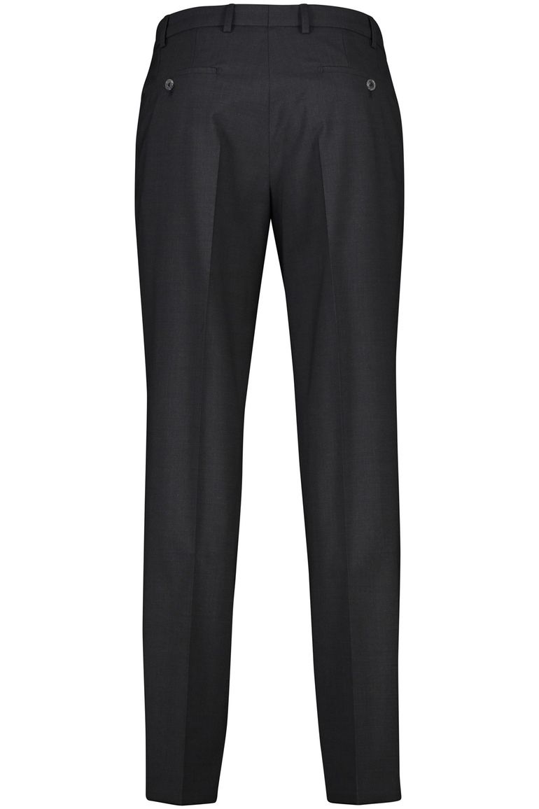 Hiltl wollen pantalon grijs effen