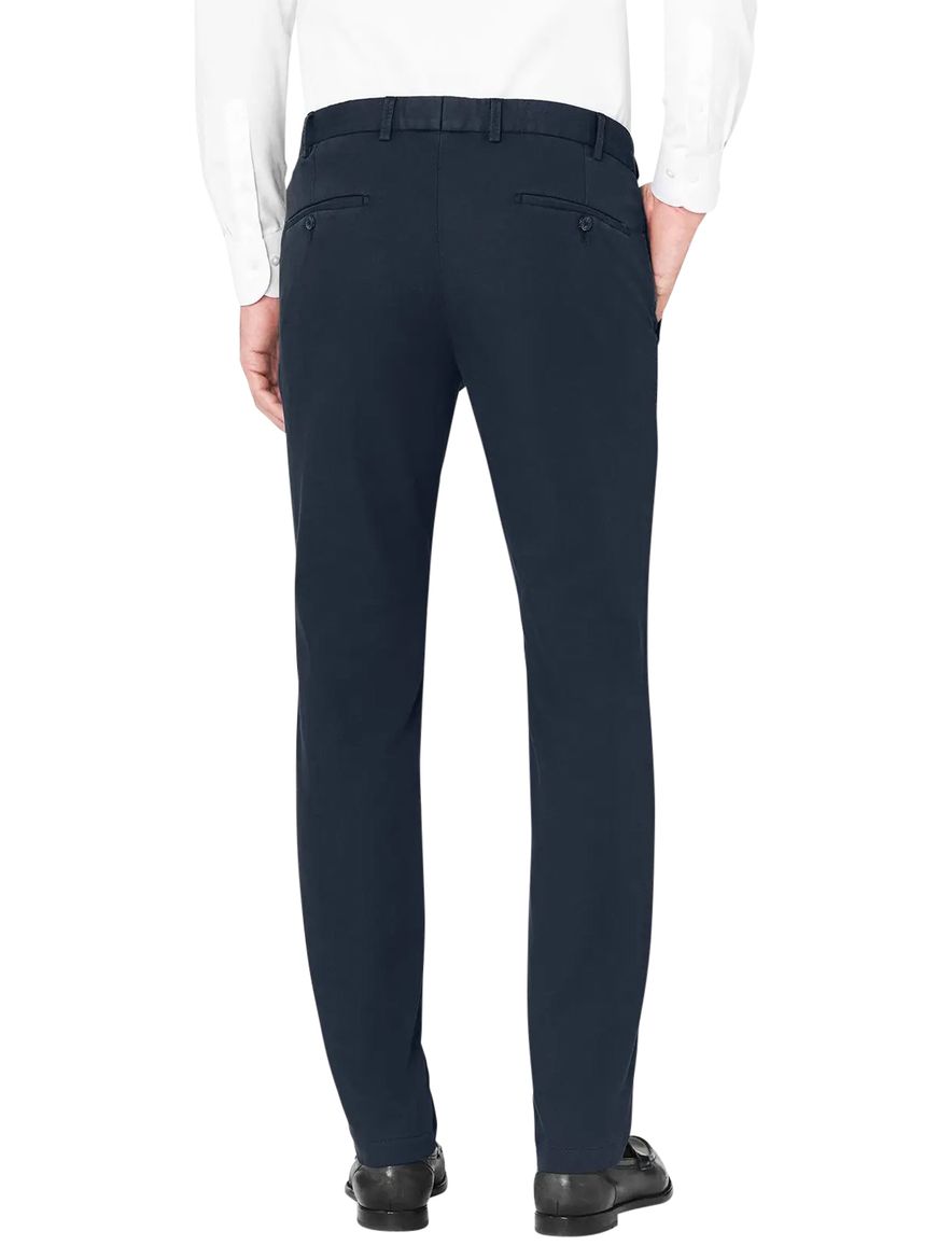 Hiltl katoenen broek blauw effen katoen Tourist