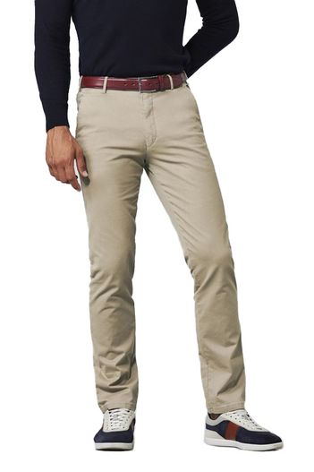Meyer Meyer chino broek Bonn beige effen katoen