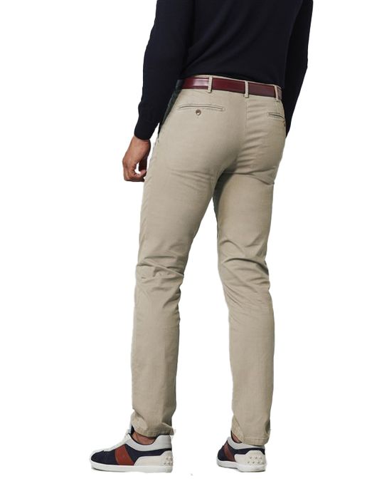 Meyer Pantalon katoen bruin Bonn