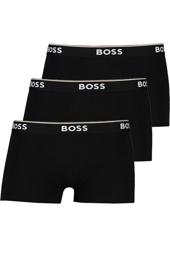 Hugo Boss BOSS Black boxershort zwart effen katoen 3-pack