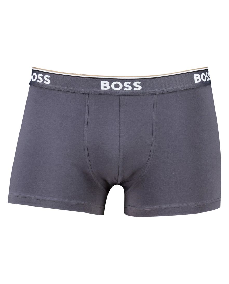 Hugo Boss Black Boxershorts Open Blue katoen 3-pack