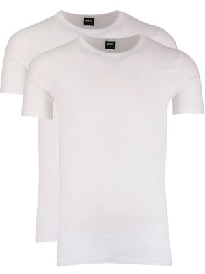 Hugo Boss Boss Black t-shirts 2 pack wit effen katoen