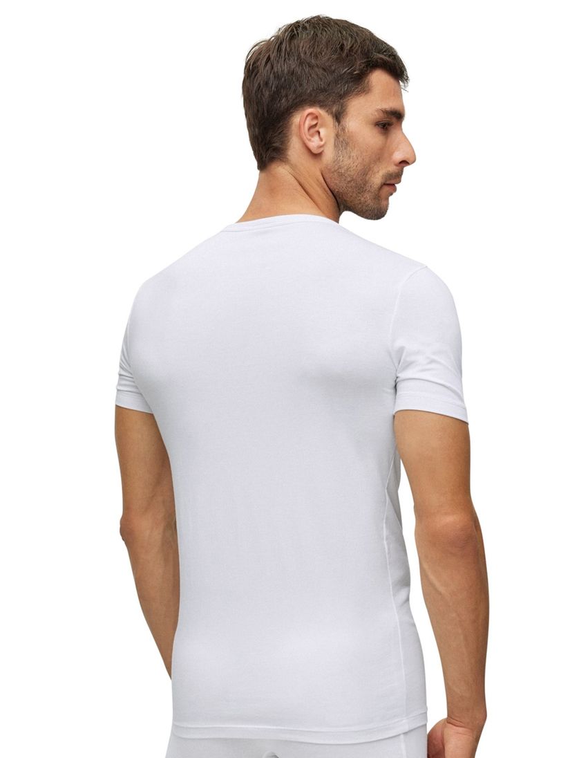 Hugo Boss t-shirt wit katoen 2-pack modern fit