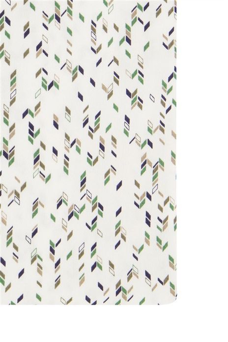 Ledub overhemd mouwlengte 7 normale fit groen