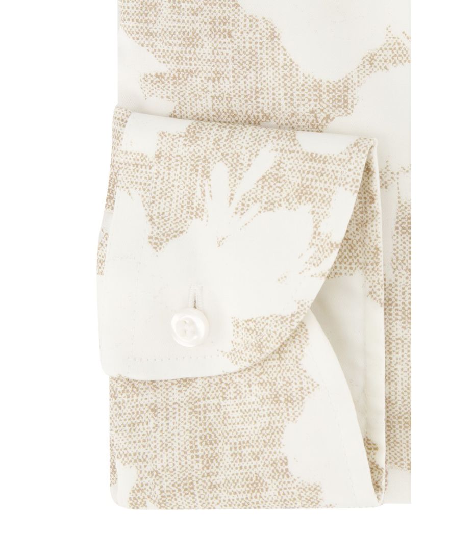 John Miller overhemd wit mouwlengte 7 katoen