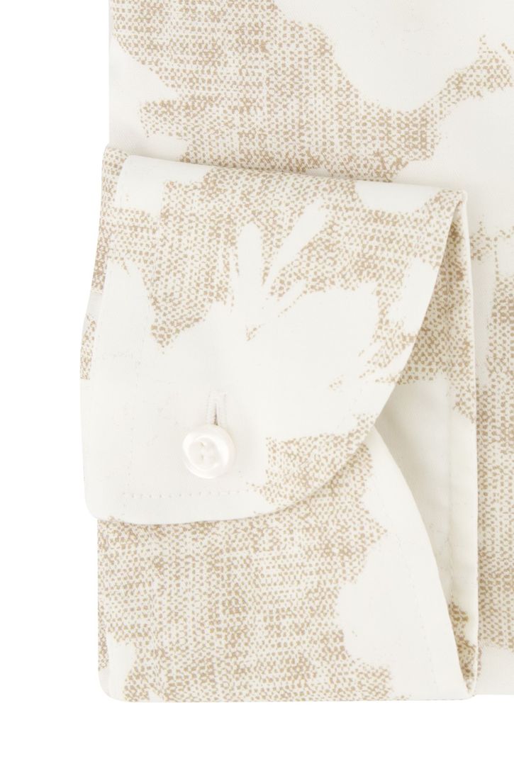 overhemd John Miller wit mouwlengte 7 tailored fit