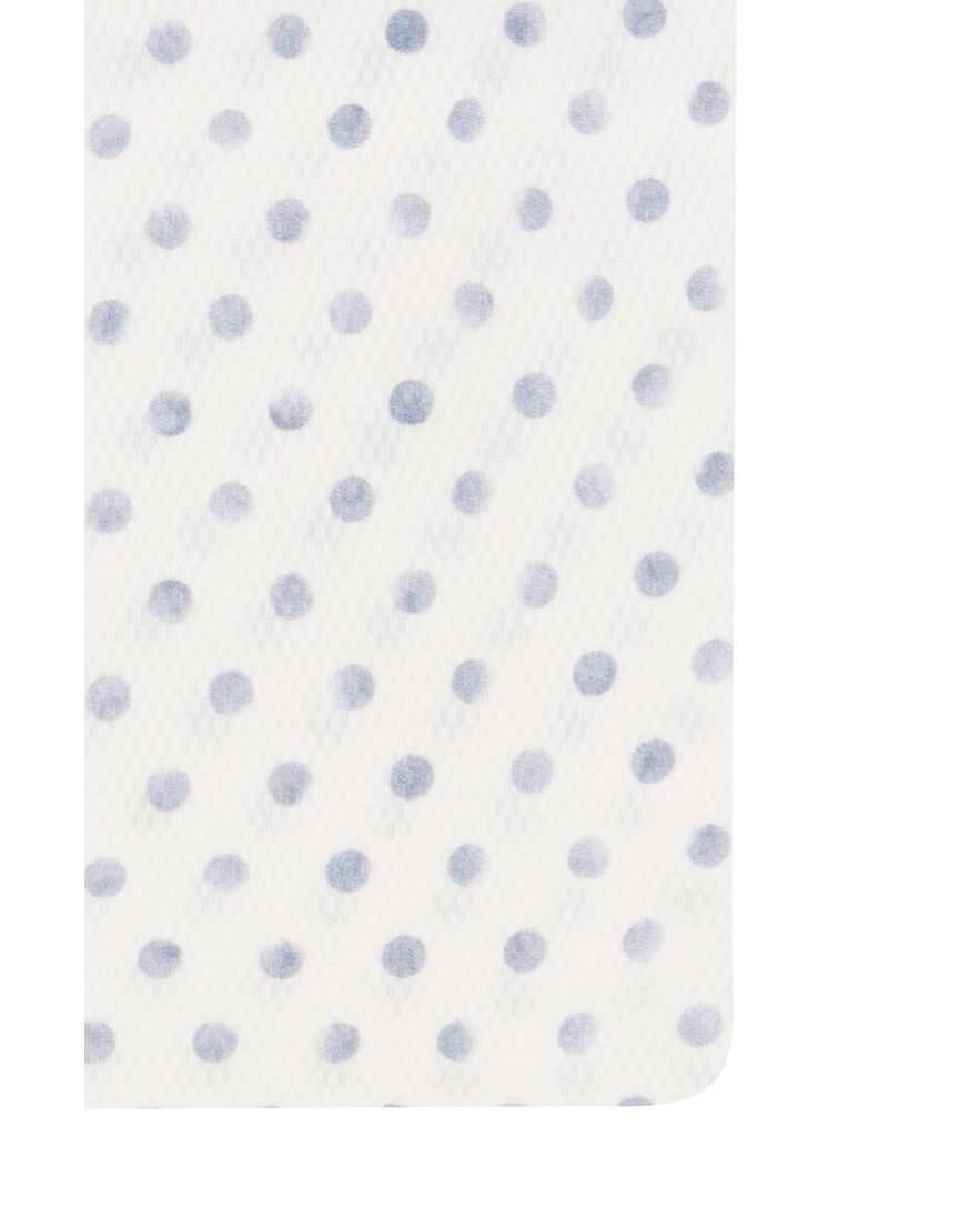 John Miller overhemd wit geprint katoen