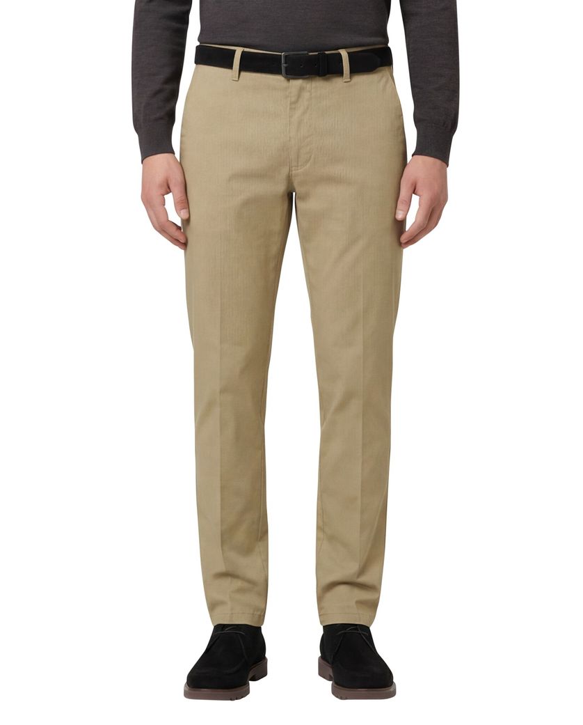 M.E.N.S. Madison U broek lichtbruin chino katoen