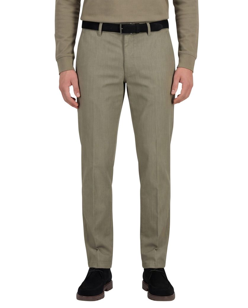 M.E.N.S. chino lichtbruin madison katoen