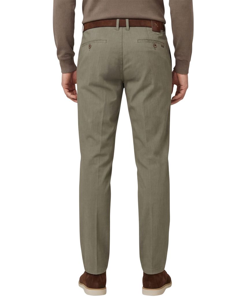 M.E.N.S. chino katoen lichtbruin madison u