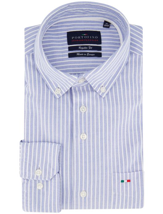 Portofino overhemd lichtblauw